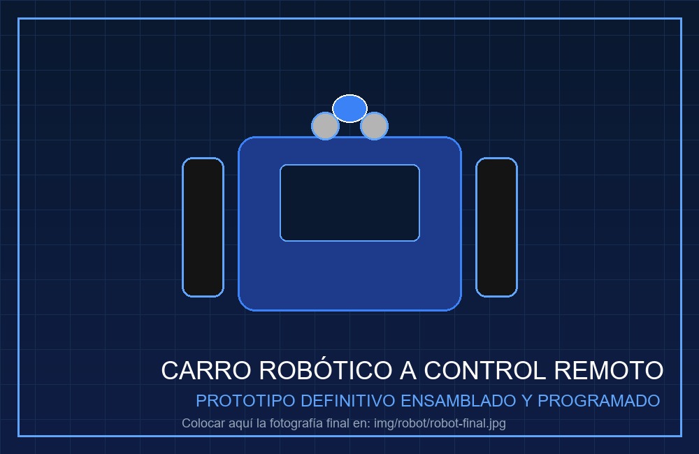 Carro a control remoto ensamblado de desarrollo tecnológico